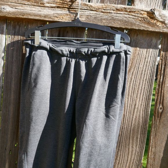 Nike Pants Womens Therma Fit All Time Training Gray Pockets 620335-032 Medium - Picture 2 of 10